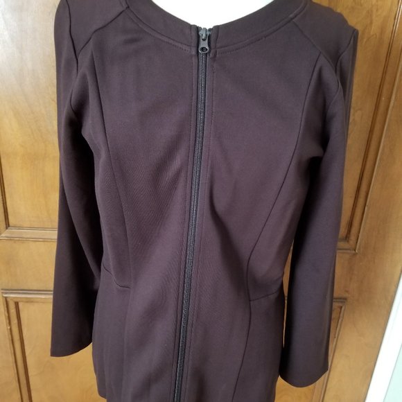 Ruby Ribbon Mink Brown Zip Jacket - Small - Picture 2 of 4